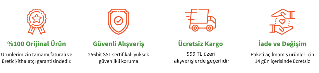 Ücretsiz Kargo, Yetkili Servis Garantili